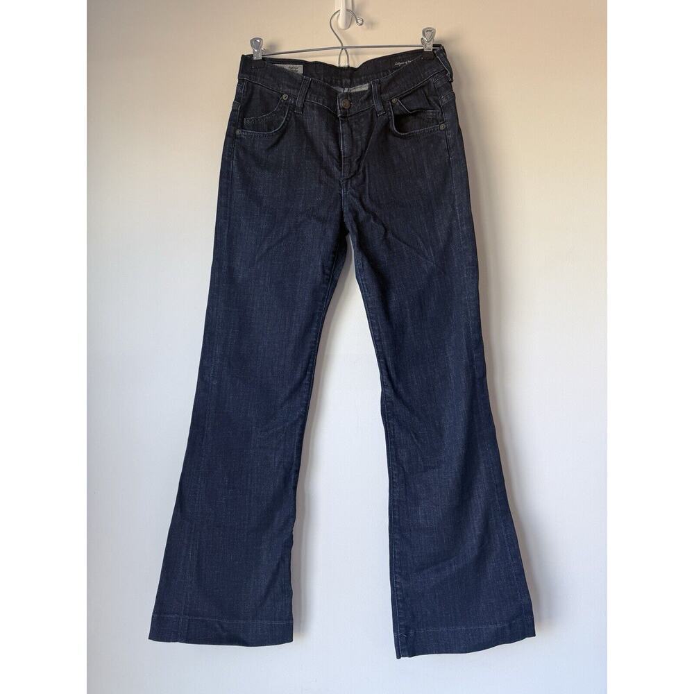 Citizens Of Humanity Hutton #251 High Rise Wide Leg Dark Wash Pants Womens 28​